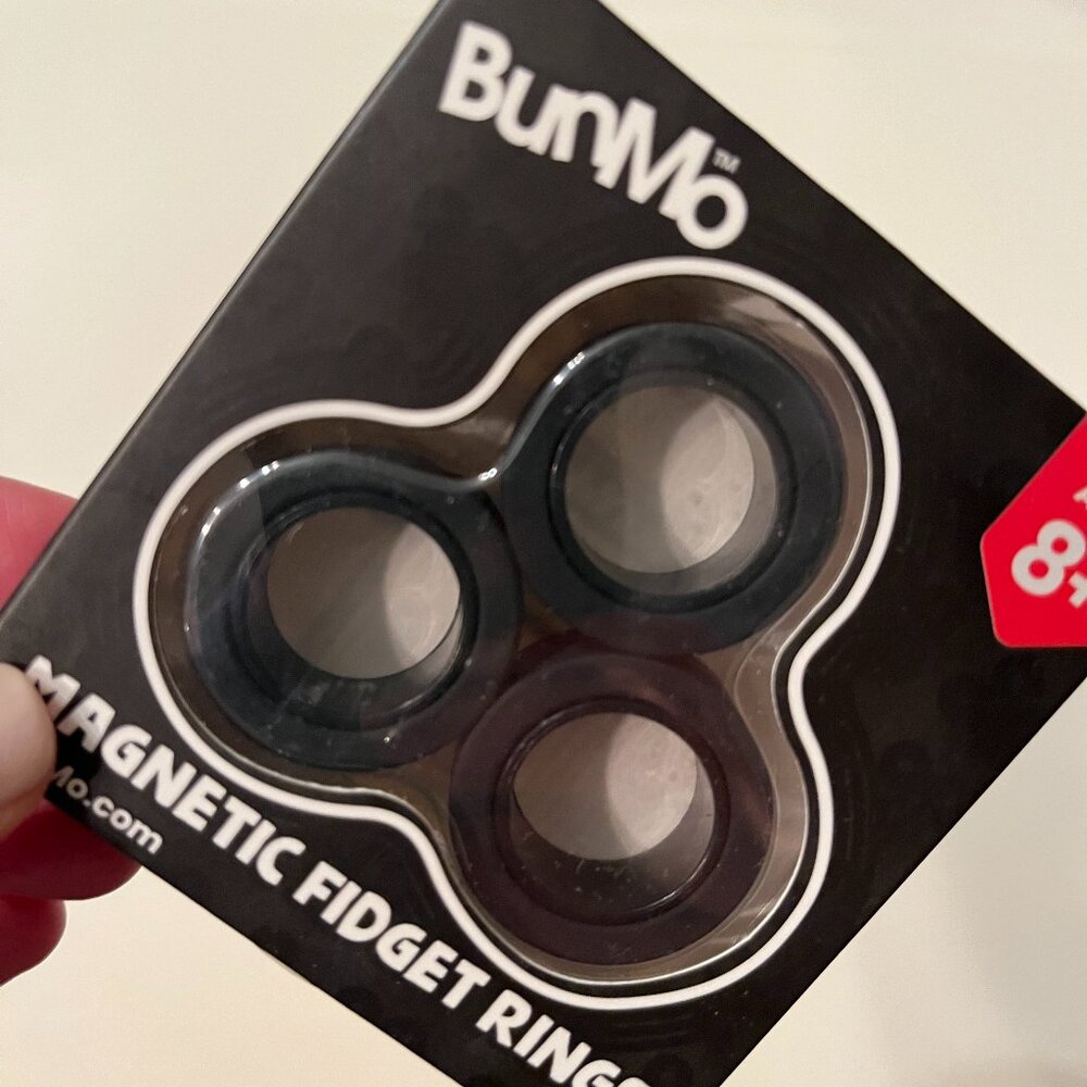 Magnetic Fidget Rings by Bunmo (3 pack / ages 8‎ and up)